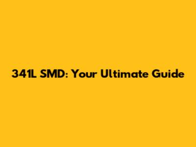 341L SMD: Your Ultimate Guide