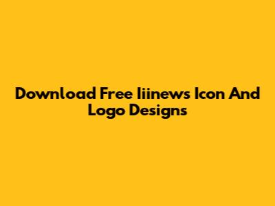 Download Free Iiinews Icon And Logo Designs