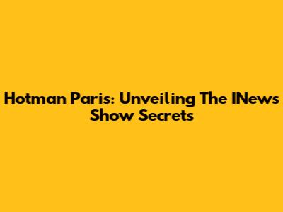 Hotman Paris: Unveiling The INews Show Secrets