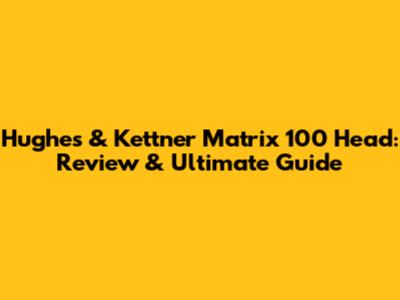 Hughes & Kettner Matrix 100 Head: Review & Ultimate Guide