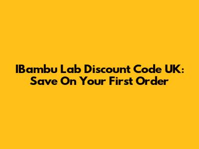 IBambu Lab Discount Code UK: Save On Your First Order