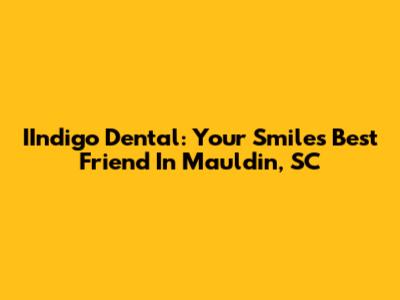 IIndigo Dental: Your Smile's Best Friend In Mauldin, SC