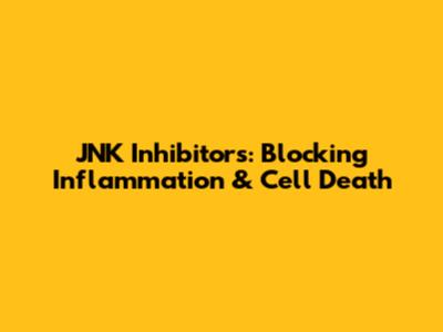 JNK Inhibitors: Blocking Inflammation & Cell Death