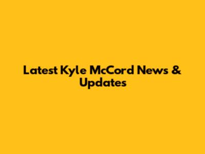 Latest Kyle McCord News & Updates