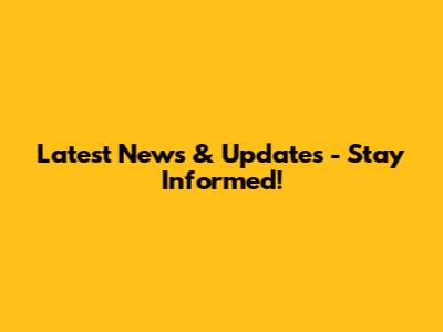 Latest News & Updates - Stay Informed!