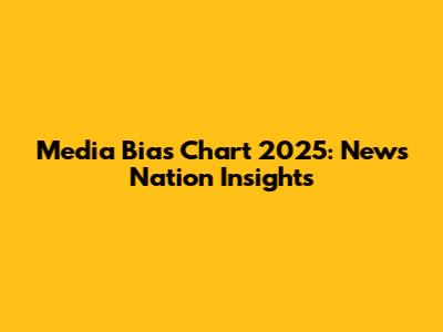 Media Bias Chart 2025: News Nation Insights