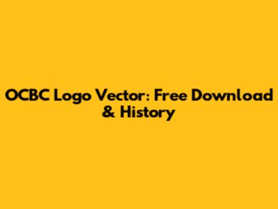 OCBC Logo Vector: Free Download & History