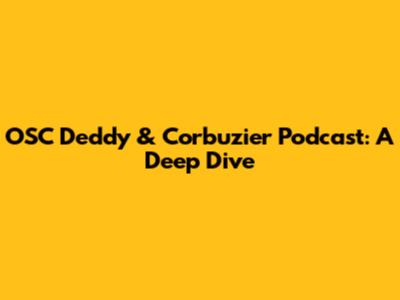 OSC Deddy & Corbuzier Podcast: A Deep Dive