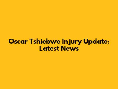 Oscar Tshiebwe Injury Update: Latest News