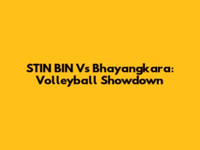 STIN BIN Vs Bhayangkara: Volleyball Showdown
