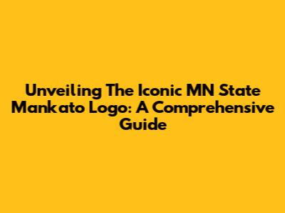 Unveiling The Iconic MN State Mankato Logo: A Comprehensive Guide