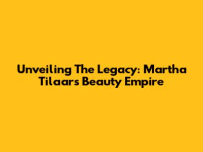 Unveiling The Legacy: Martha Tilaar's Beauty Empire